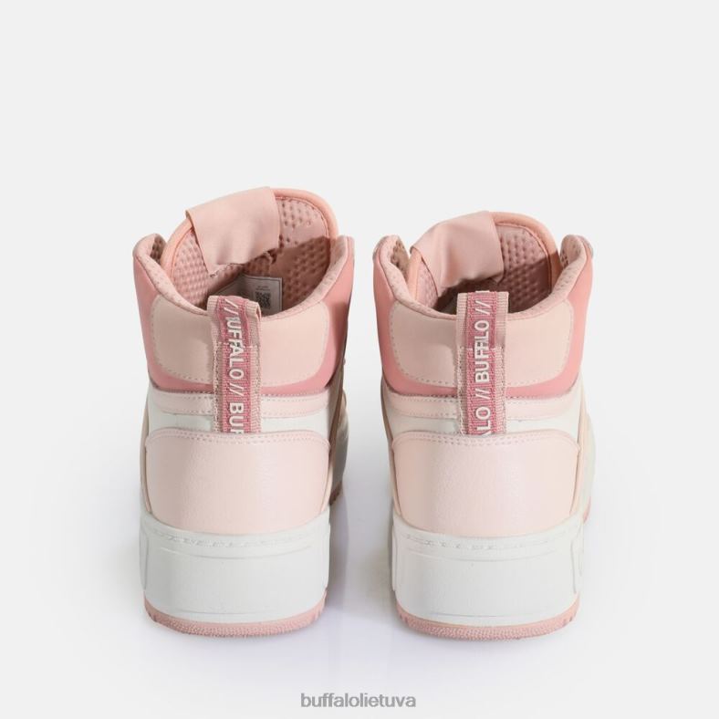 rse mid sneaker high vegan Buffalo rožė/balta4D4XB620 |sportbačiai