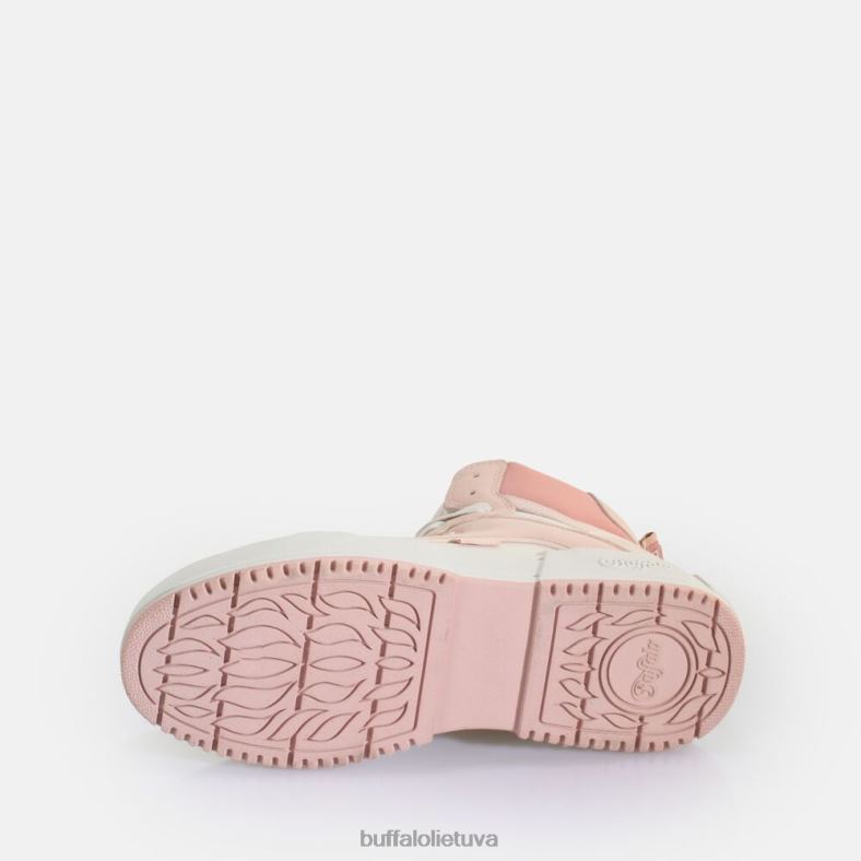 rse mid sneaker high vegan Buffalo rožė/balta4D4XB620 |sportbačiai