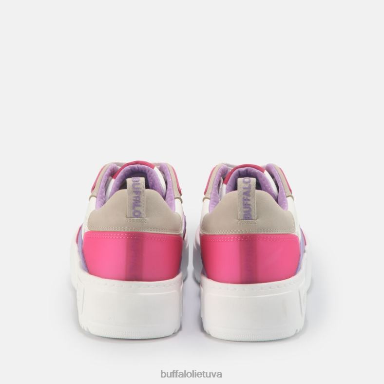 rse v2 žemi veganiški sportbačiai Buffalo balta/violetinė/rožinė4D4XB516 |sportbačiai