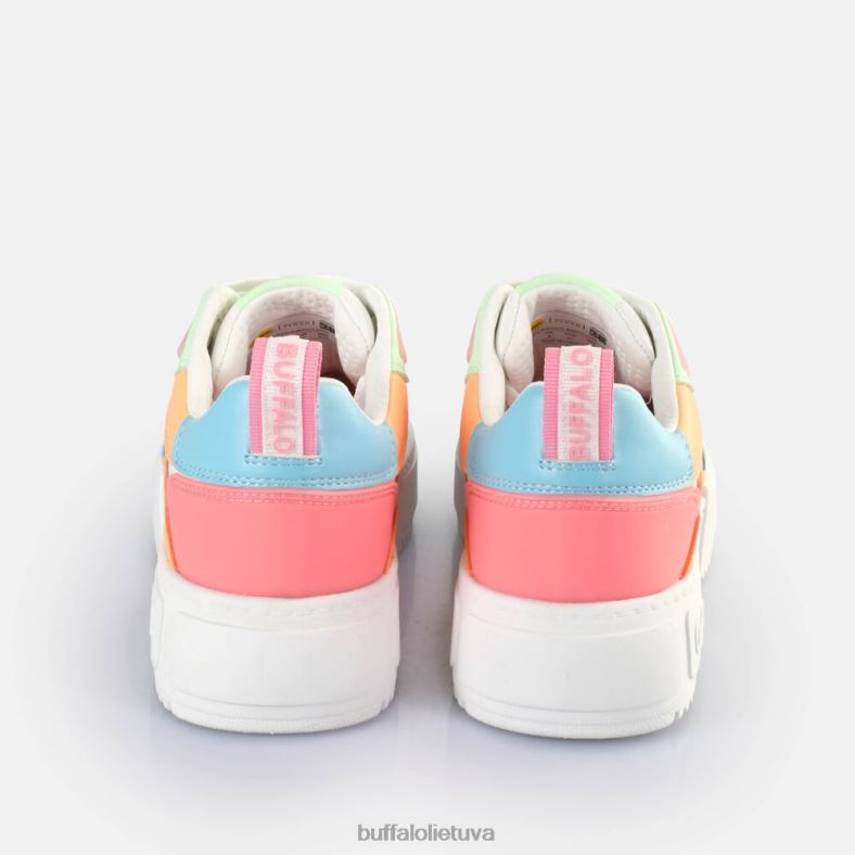 rse v2 sportbačiai žemi veganiški Buffalo balta/neoninė multi4D4XB57 |sportbačiai