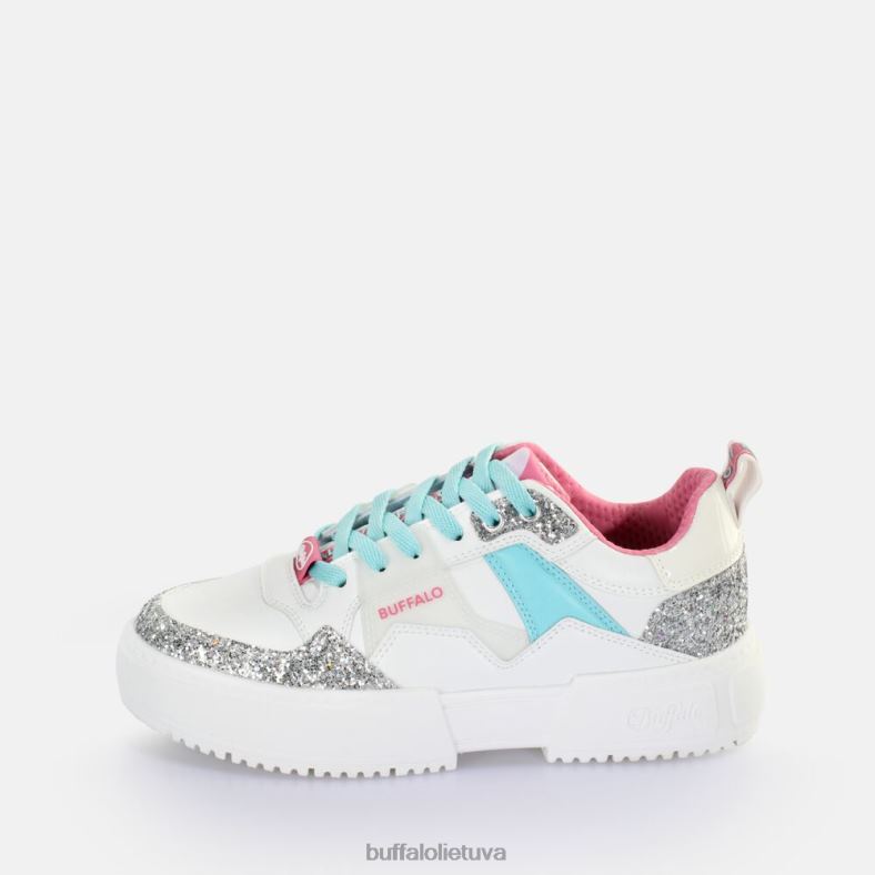 rse v2 sportbačiai žemi veganiški Buffalo balta/sidabrinė4D4XB59 |sportbačiai