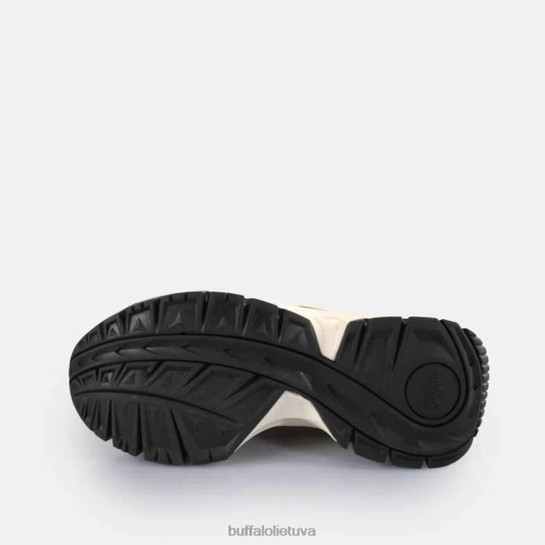 sportbačiai žemi veganiški Buffalo kreminė/oranžinė/juoda4D4XB9 |sportbačiai