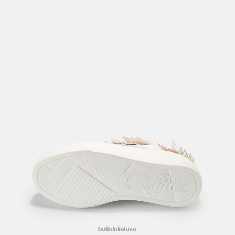 suporuoti drugeliai, žemi veganiški sportbačiai Buffalo baltas4D4XB32 |sportbačiai