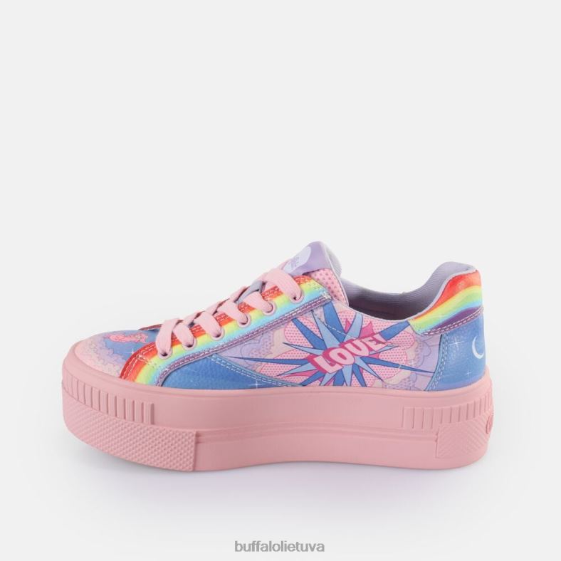 suporuoti graffiti sportbačiai žemi veganiški Buffalo alyvinė meilė4D4XB33 |sportbačiai