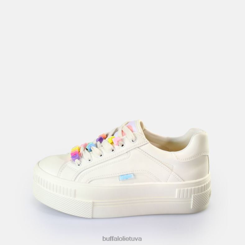 suporuoti saldainiai sportbačiai žemi veganiški Buffalo baltas4D4XB31 |sportbačiai