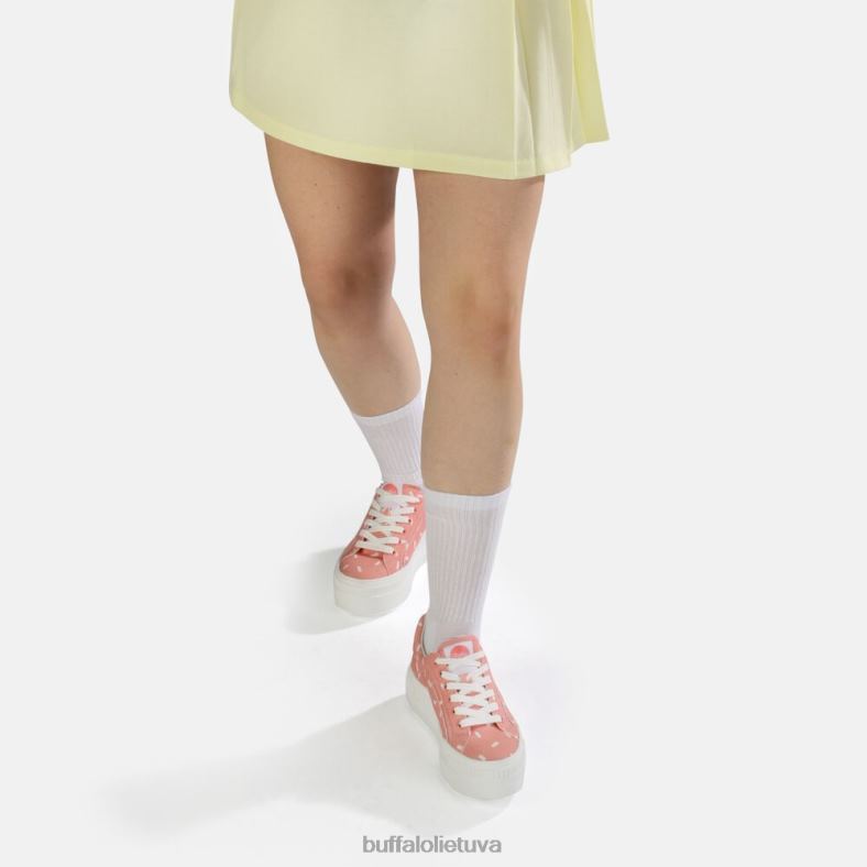 suporuoti sportbačiai žemi Buffalo saldainių raštų koralas4D4XB750 |sportbačiai