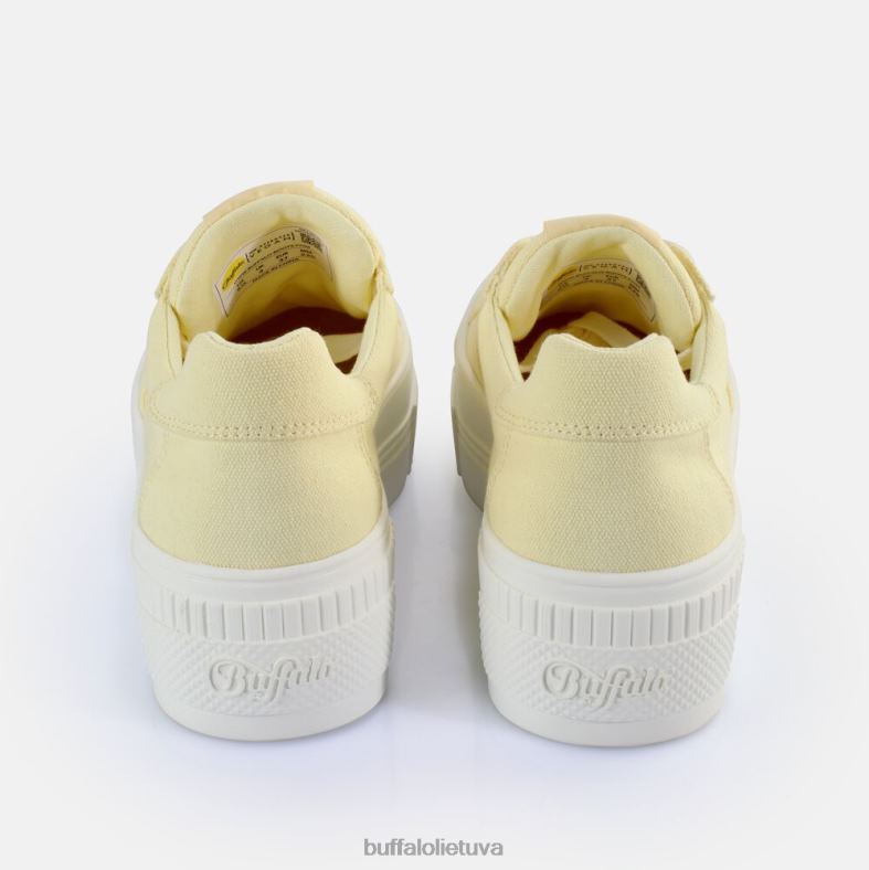 suporuoti sportbačiai žemi veganiški Buffalo geltona4D4XB113 |sportbačiai