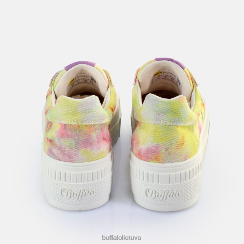 suporuoti sportbačiai žemi veganiški Buffalo koralinis/žalias kaklaraištis4D4XB115 |sportbačiai