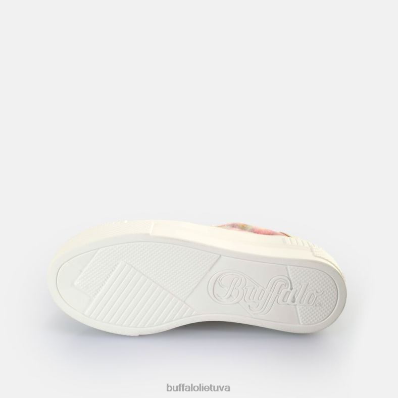 suporuoti sportbačiai žemi veganiški Buffalo koralinis/žalias kaklaraištis4D4XB115 |sportbačiai