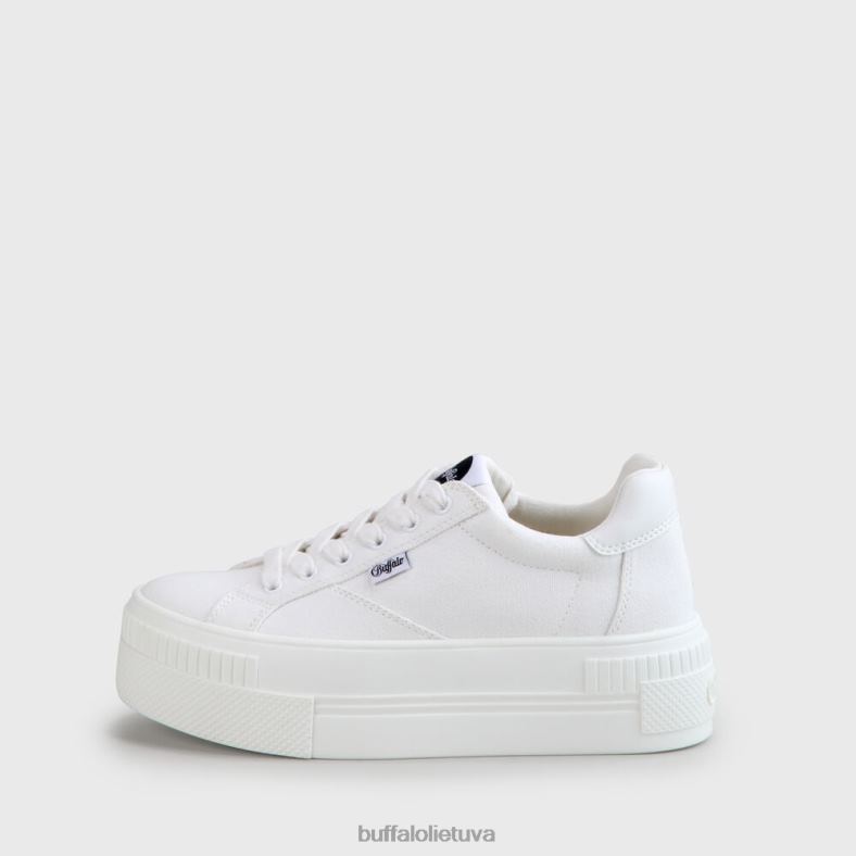 suporuoti sportbačiai veganai Buffalo baltas4D4XB111 |sportbačiai