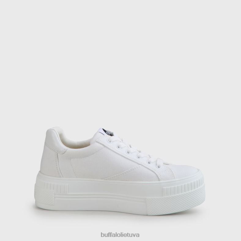 suporuoti sportbačiai veganai Buffalo baltas4D4XB111 |sportbačiai