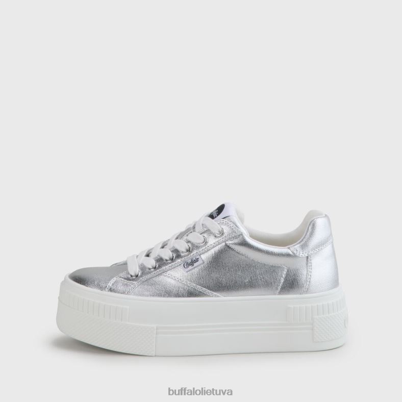 suporuoti sportbačiai veganai Buffalo sidabras4D4XB112 |sportbačiai