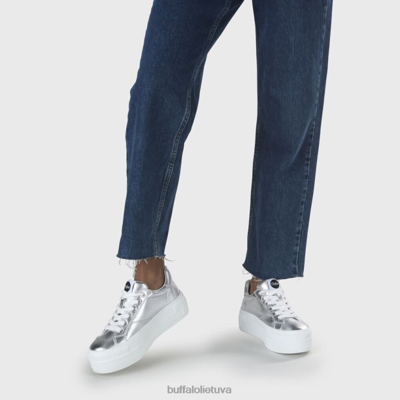 suporuoti sportbačiai veganai Buffalo sidabras4D4XB112 |sportbačiai