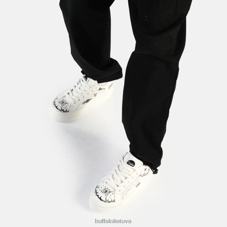 suporuoti suvarstiniai lo sneaker low vegan Buffalo balti graffiti4D4XB545 |sportbačiai