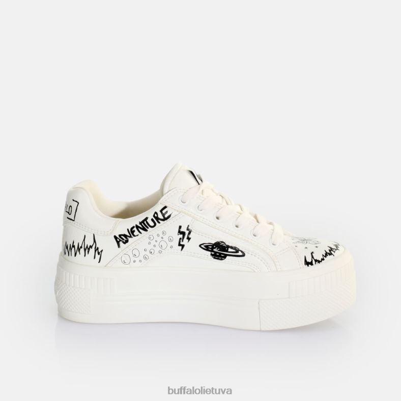 suporuoti suvarstiniai lo sneaker low vegan Buffalo balti graffiti4D4XB545 |sportbačiai