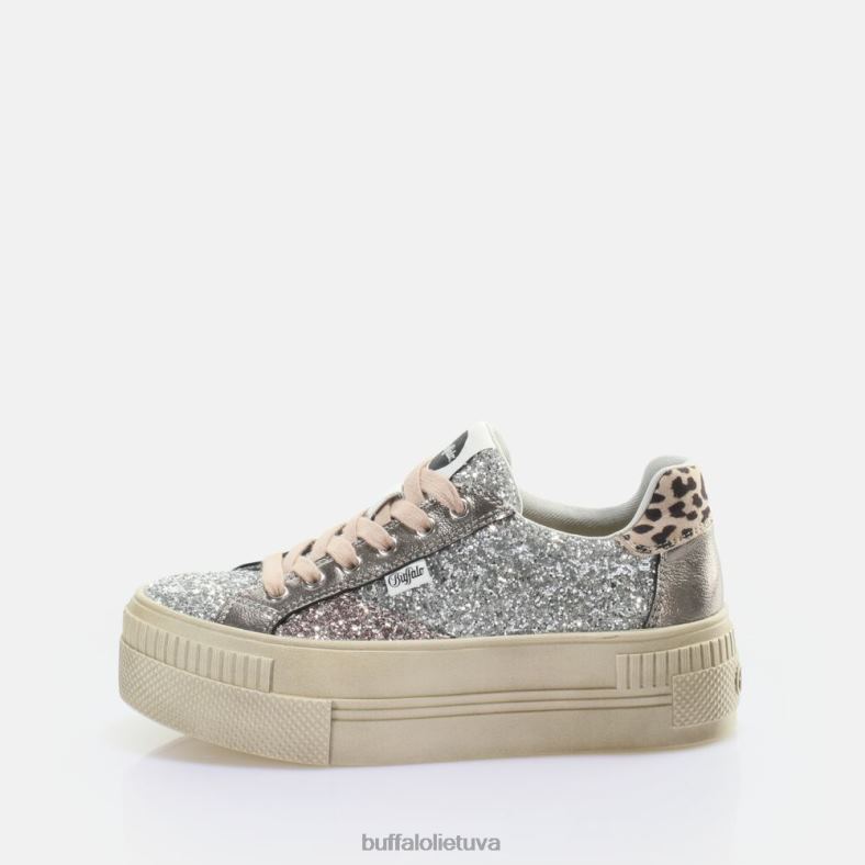 suporuoti suvarstiniai lo sneaker low vegan Buffalo sidabras4D4XB163 |sportbačiai