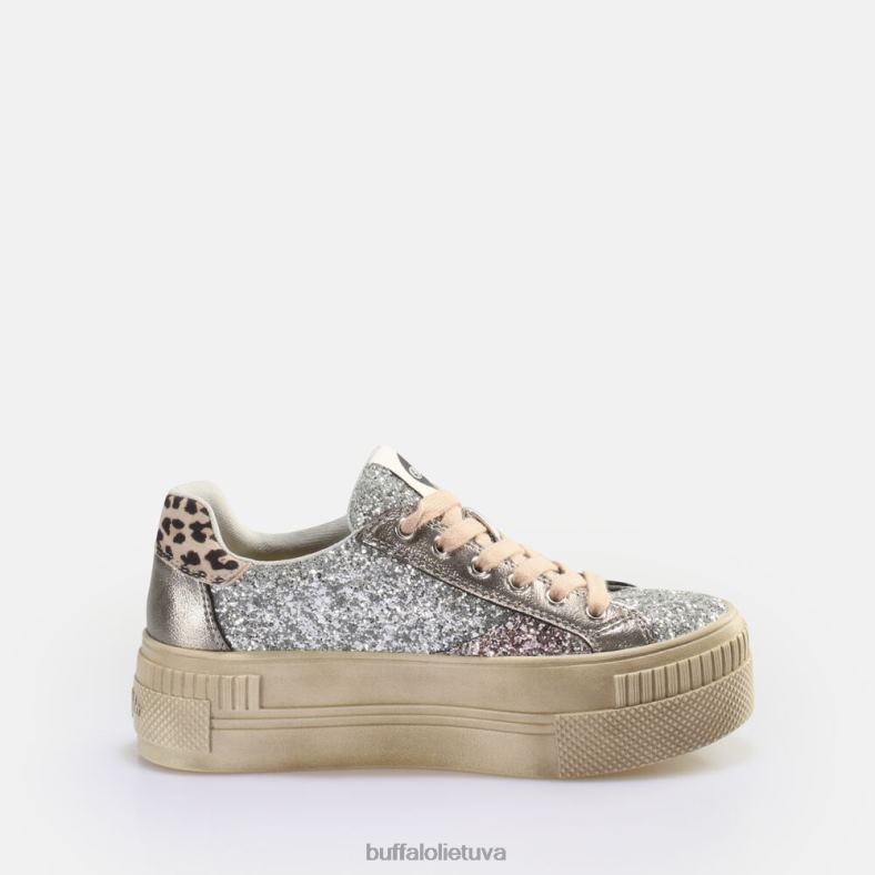 suporuoti suvarstiniai lo sneaker low vegan Buffalo sidabras4D4XB163 |sportbačiai