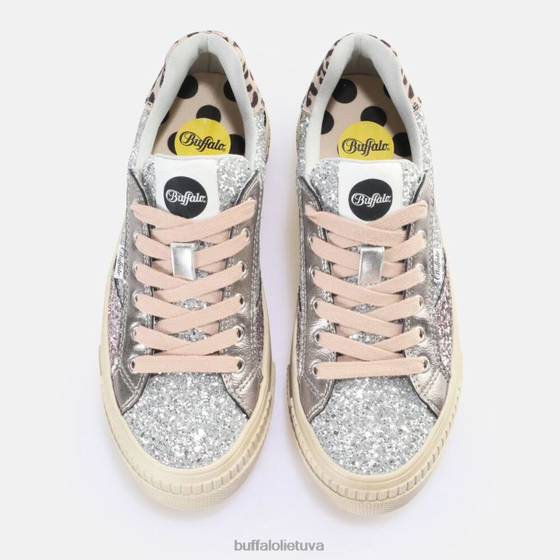 suporuoti suvarstiniai lo sneaker low vegan Buffalo sidabras4D4XB163 |sportbačiai