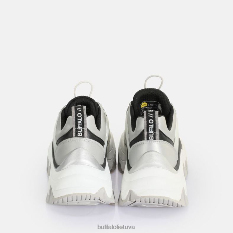 trail one sneaker low vegan Buffalo sidabrinė/juoda4D4XB380 |sportbačiai