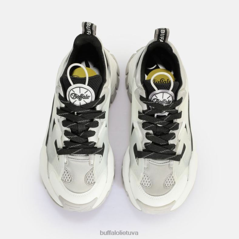 trail one sneaker low vegan Buffalo sidabrinė/juoda4D4XB380 |sportbačiai