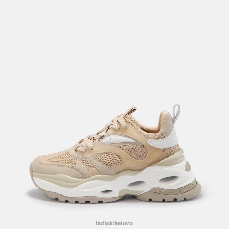 triplet m sportbačiai žemi vegan Buffalo smėlio ir baltos spalvos4D4XB657 |sportbačiai