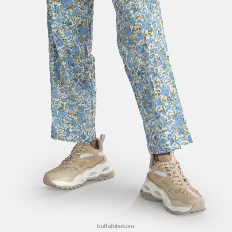 triplet m sportbačiai žemi vegan Buffalo smėlio ir baltos spalvos4D4XB657 |sportbačiai