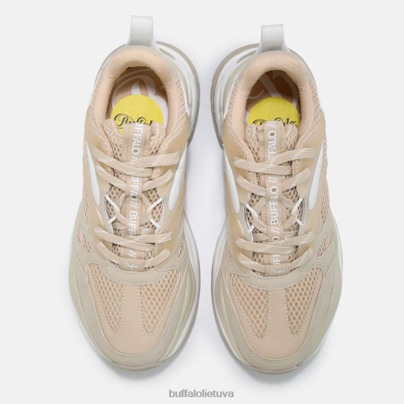 triplet m sportbačiai žemi vegan Buffalo smėlio ir baltos spalvos4D4XB657 |sportbačiai