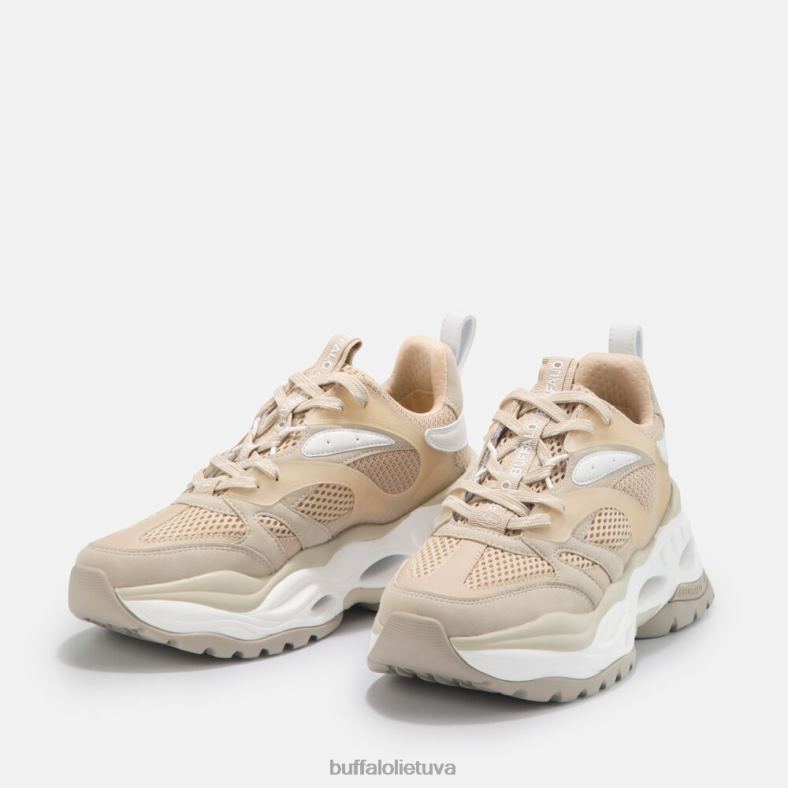 triplet m sportbačiai žemi vegan Buffalo smėlio ir baltos spalvos4D4XB657 |sportbačiai