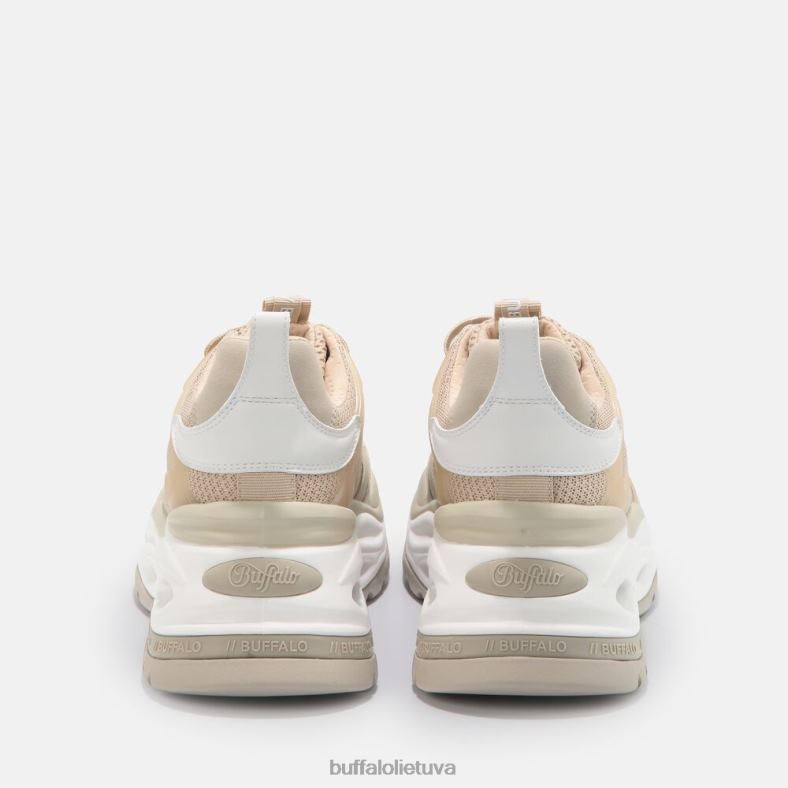 triplet m sportbačiai žemi vegan Buffalo smėlio ir baltos spalvos4D4XB657 |sportbačiai