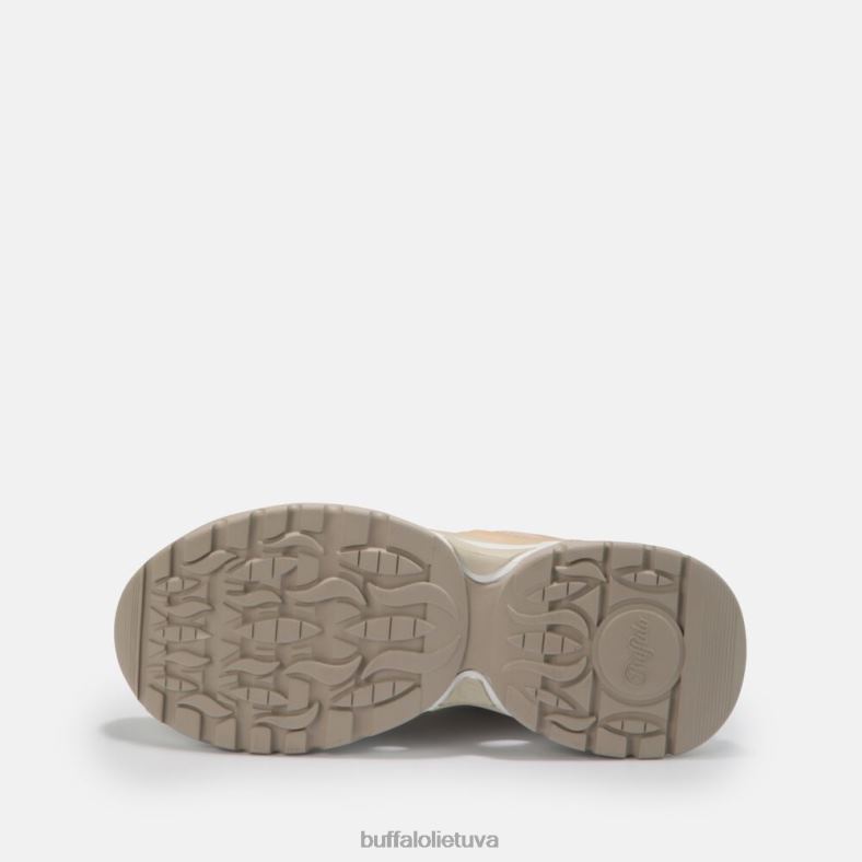 triplet m sportbačiai žemi vegan Buffalo smėlio ir baltos spalvos4D4XB657 |sportbačiai