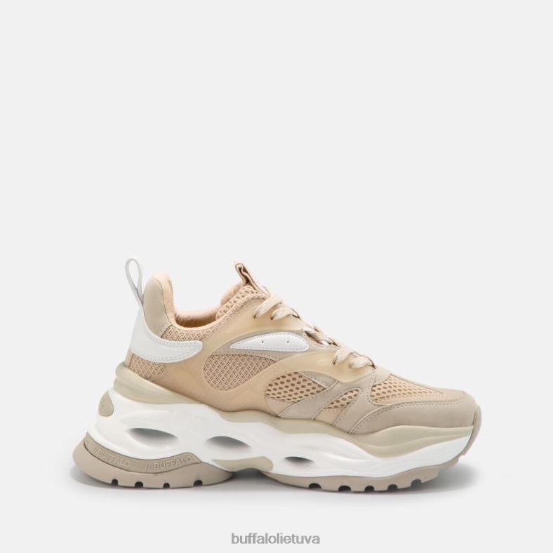 triplet m sportbačiai žemi vegan Buffalo smėlio ir baltos spalvos4D4XB657 |sportbačiai