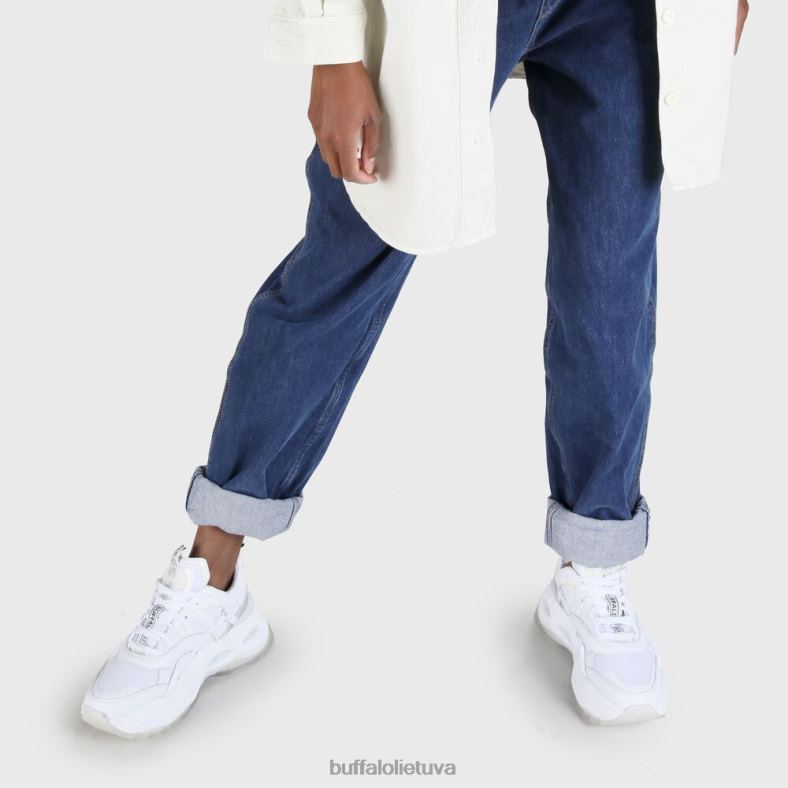 trivietis tuščiaviduris sportbatis Buffalo baltas4D4XB121 |sportbačiai