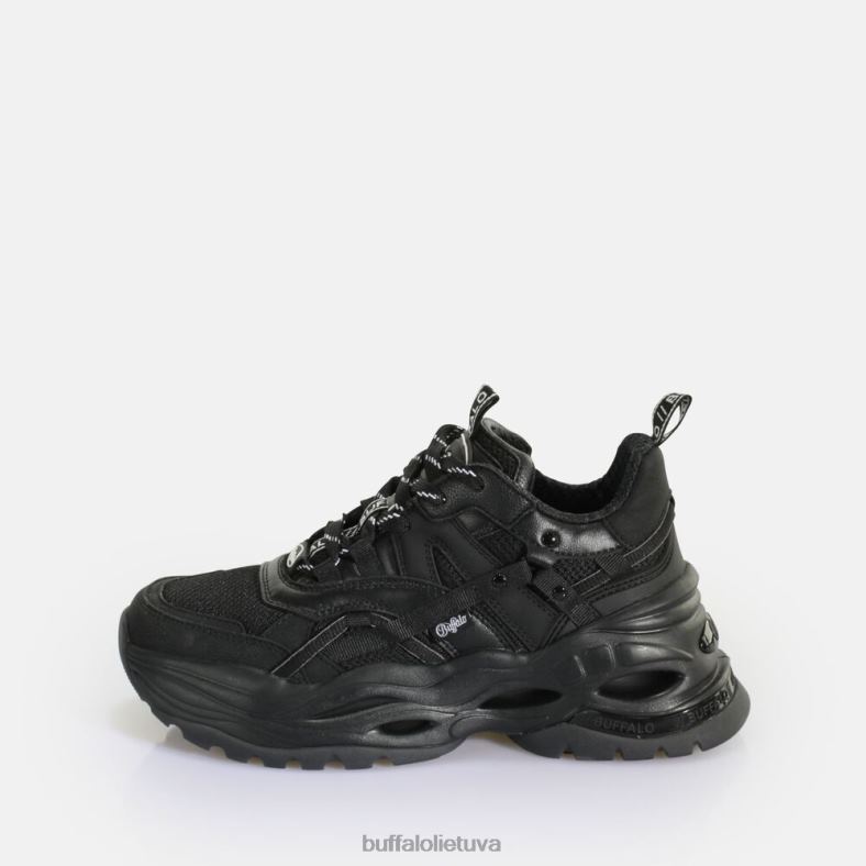 trivietis tuščiaviduris sportbatis žemas veganiškas Buffalo juodas4D4XB124 |sportbačiai