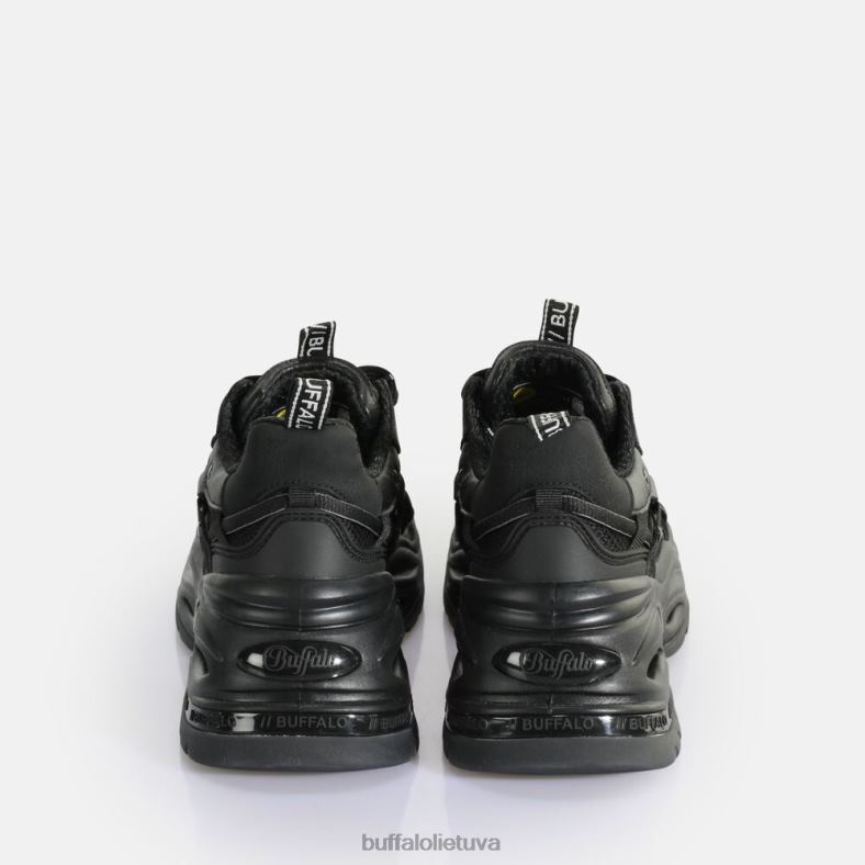 trivietis tuščiaviduris sportbatis žemas veganiškas Buffalo juodas4D4XB124 |sportbačiai