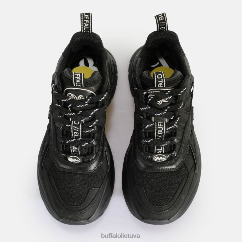 trivietis tuščiaviduris sportbatis žemas veganiškas Buffalo juodas4D4XB124 |sportbačiai