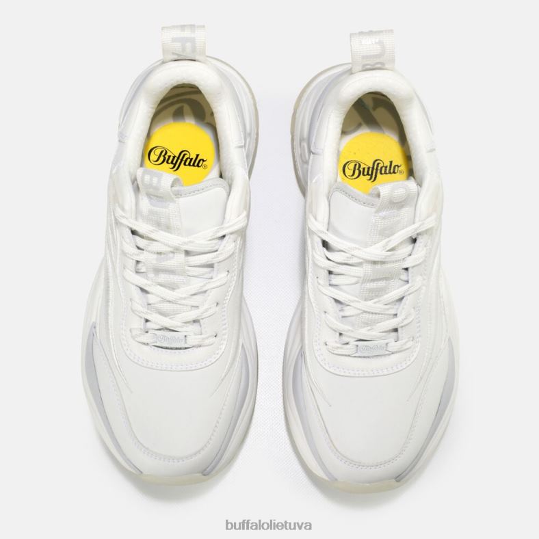 veganiškas trigubas trečias sportbatis Buffalo baltas4D4XB755 |sportbačiai