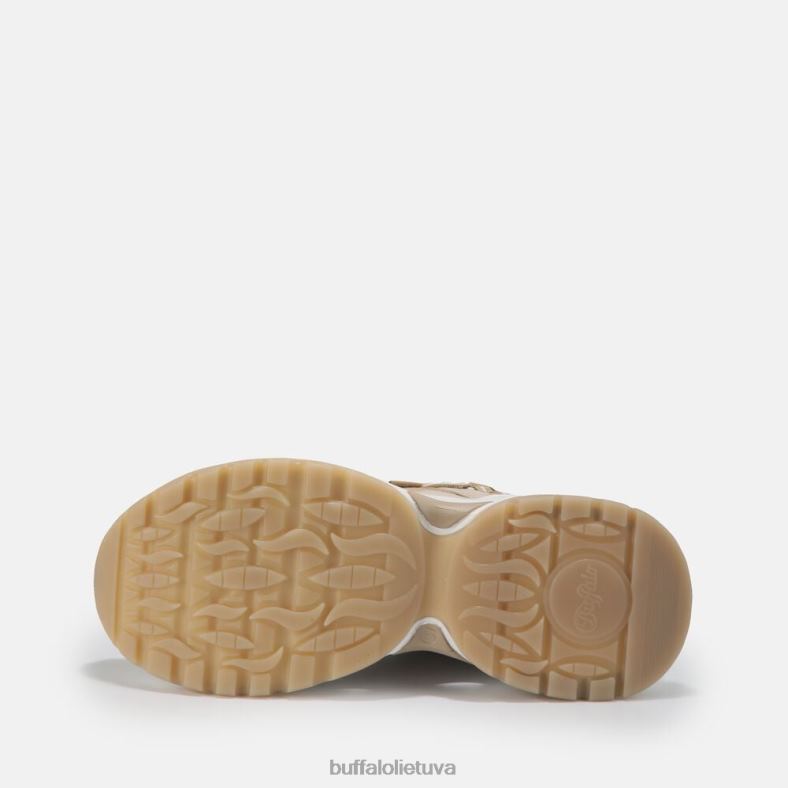 veganiški sportbačiai su trigubai tuščiaviduriai Buffalo smėlio spalvos4D4XB123 |sportbačiai