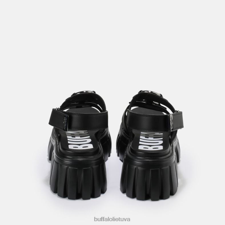 Lion Pierce platformos sandalai veganai Buffalo juodas4D4XB870 |sandalai