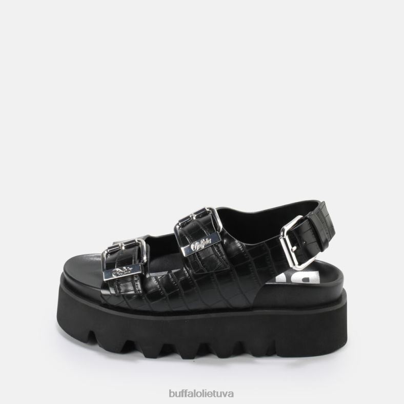 Perry ant platformos sandalai vegan Buffalo juodas4D4XB850 |sandalai