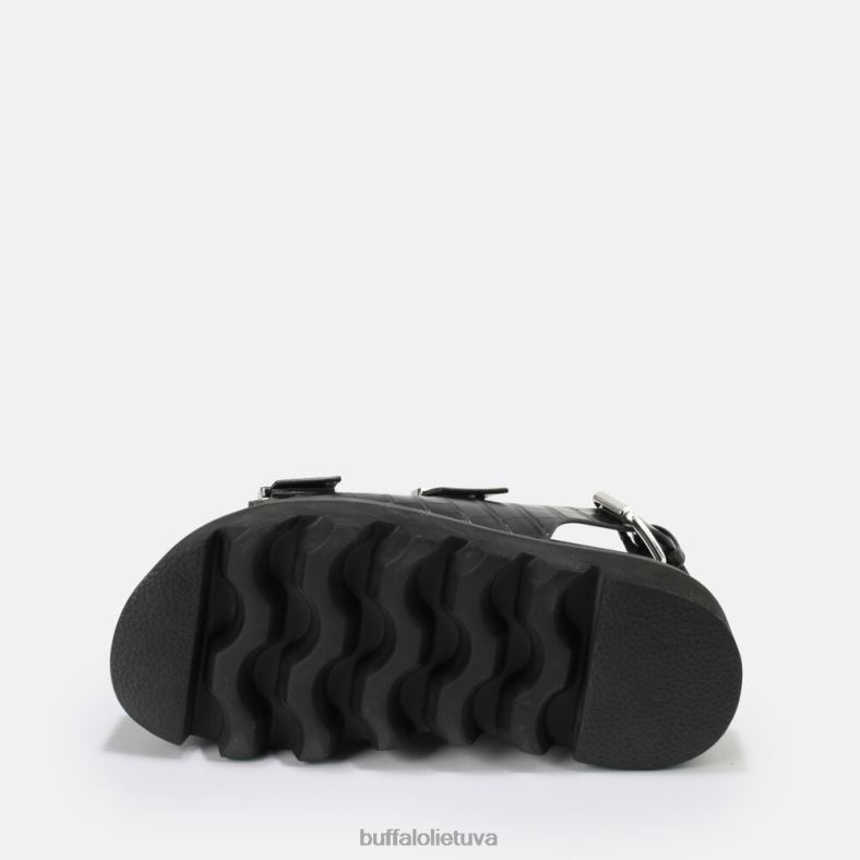 Perry ant platformos sandalai vegan Buffalo juodas4D4XB850 |sandalai