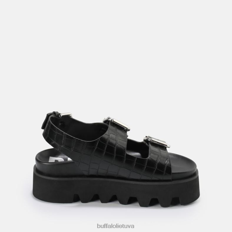 Perry ant platformos sandalai vegan Buffalo juodas4D4XB850 |sandalai