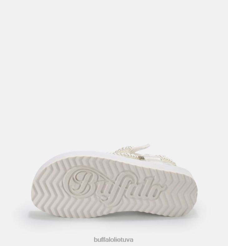 Sage Pearl platformos basutės veganiškos Buffalo baltas4D4XB842 |sandalai