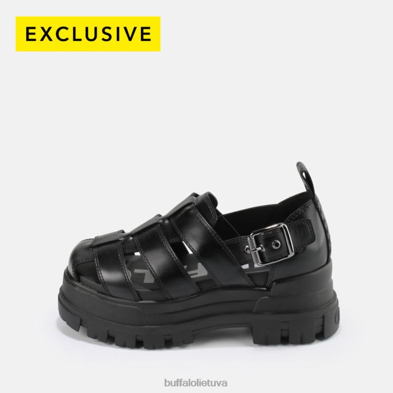 aspha fsh sandalai veganai Buffalo juodas4D4XB547 |sandalai