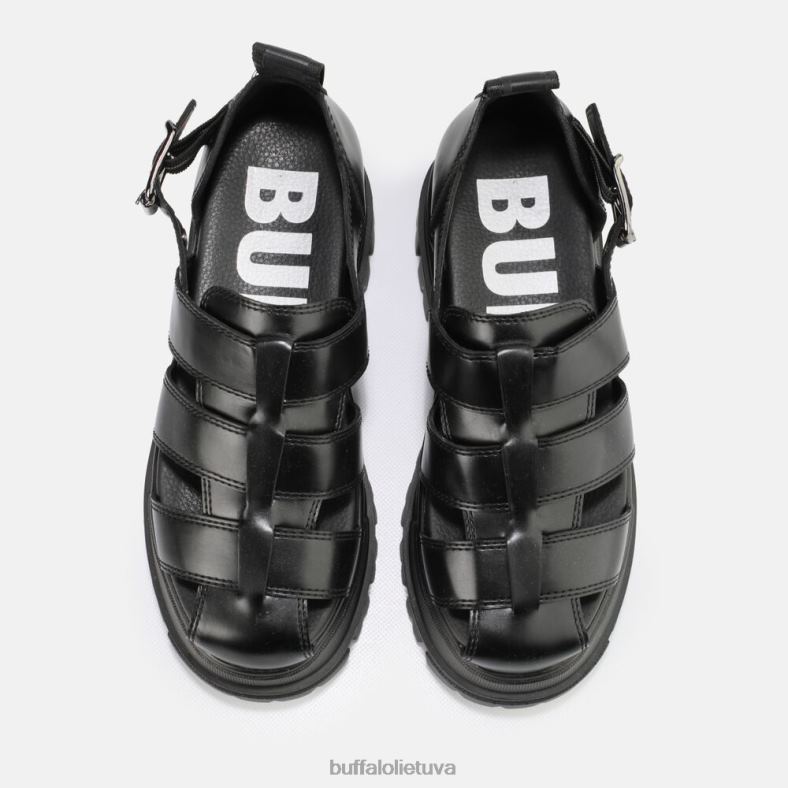 aspha fsh sandalai veganai Buffalo juodas4D4XB547 |sandalai