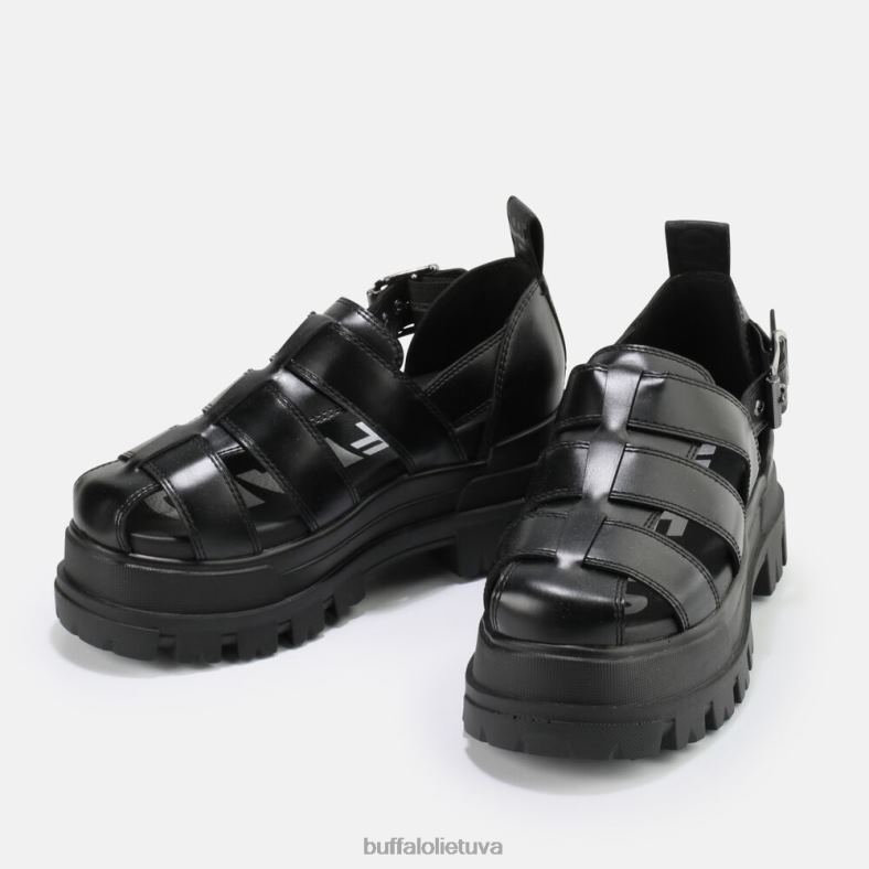 aspha fsh sandalai veganai Buffalo juodas4D4XB547 |sandalai