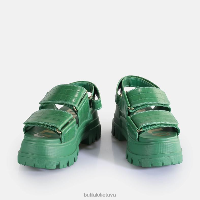 aspha snd platforminės basutės veganiškos Buffalo žalias4D4XB12 |sandalai