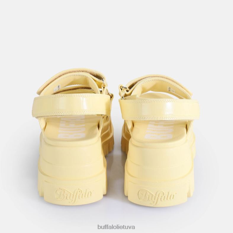 aspha snd platforminės basutės veganiškos Buffalo kroko efekto vanilė4D4XB16 |sandalai