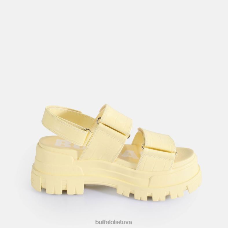 aspha snd platforminės basutės veganiškos Buffalo kroko efekto vanilė4D4XB16 |sandalai