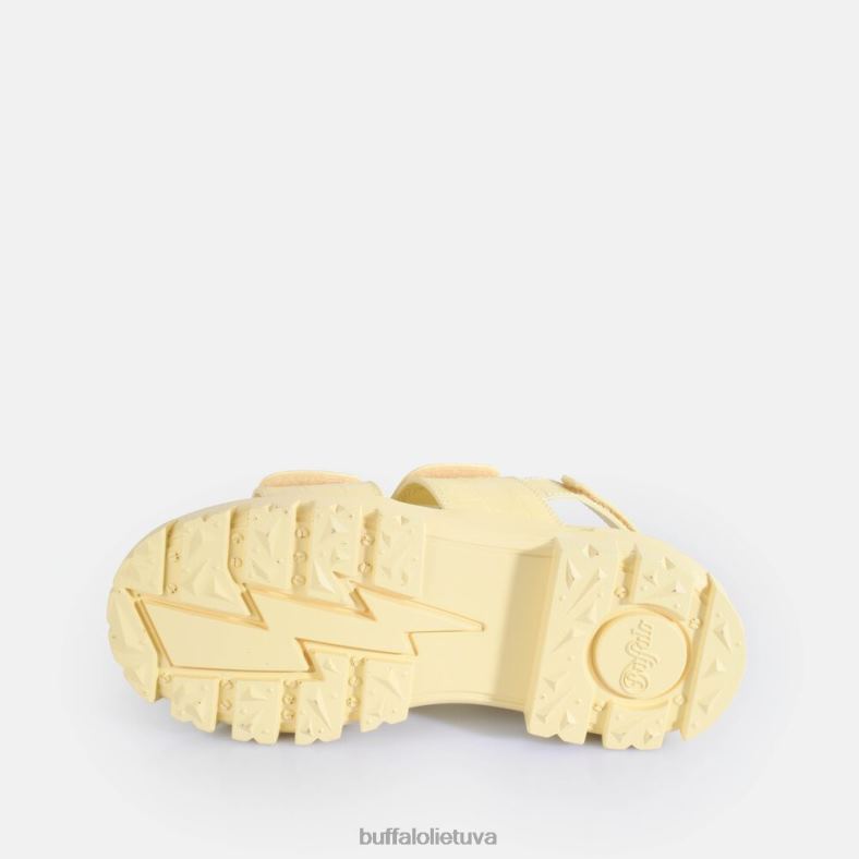 aspha snd platforminės basutės veganiškos Buffalo kroko efekto vanilė4D4XB16 |sandalai