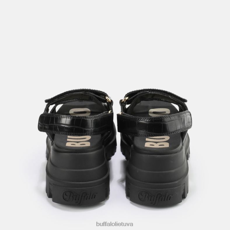 aspha snd platforminiai sandalai veganai Buffalo juodas4D4XB13 |sandalai